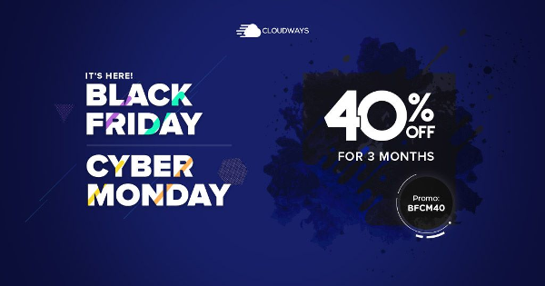 Cloudways Black Friday 2019